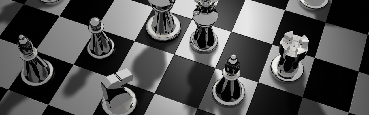 metalic chess board